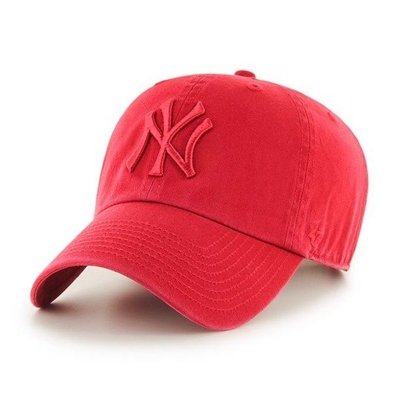 Czapka 47 Brand New York Yankees Clean Up Czerwona