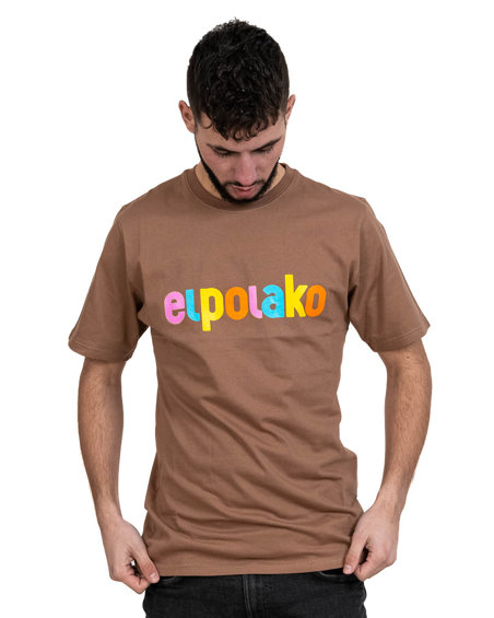 Koszulka El Polako Colors Brązowa