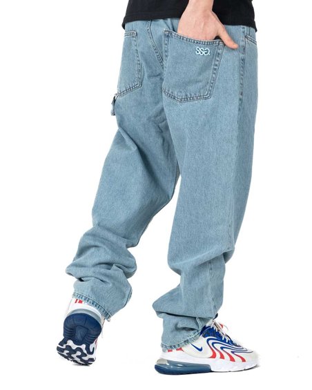 Spodnie Jeans Baggy Ssg New Classic Niebieskie