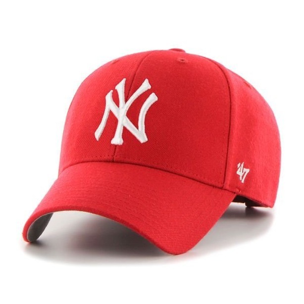 47 BRAND CAP MLB NEW YORK YANKEES RED