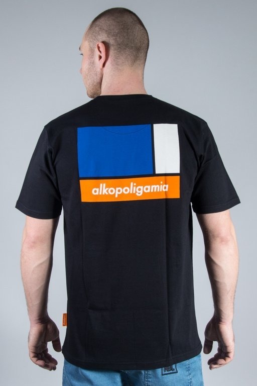 Alkopoligamia Koszulka T-shirt Flame Black
