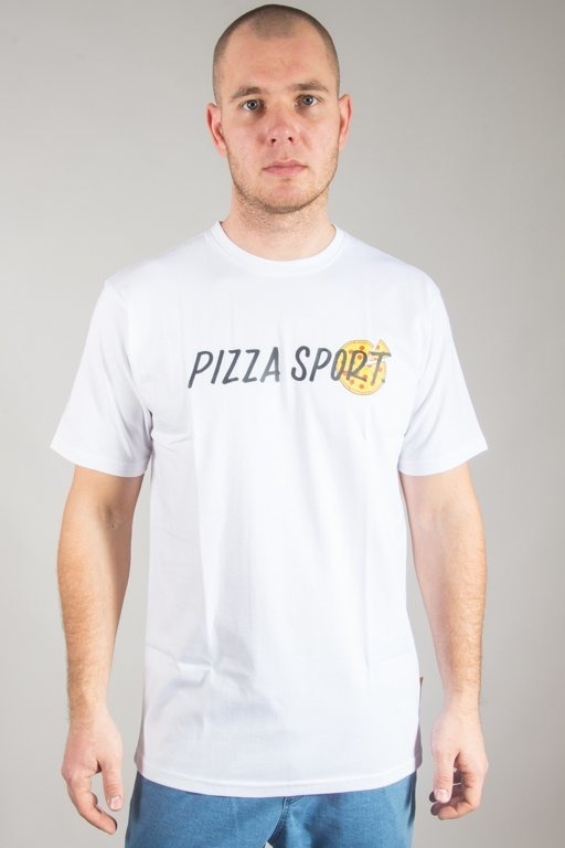 Alkopoligamia Koszulka T-shirt Pizza Sport White