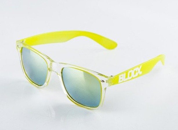 BLOCX OKULARY CLEAR X TOXIC YELLOW X COL