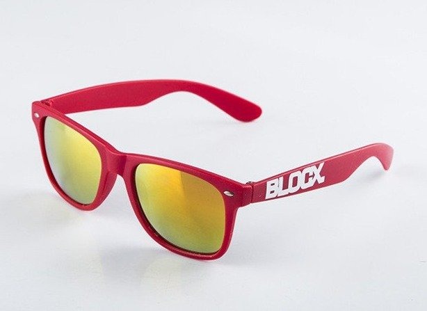 BLOCX OKULARY MAT RED COL