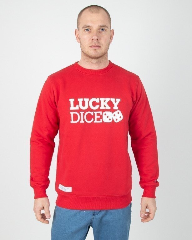 Bluza Lucky Dice Simple Dice Czerwona