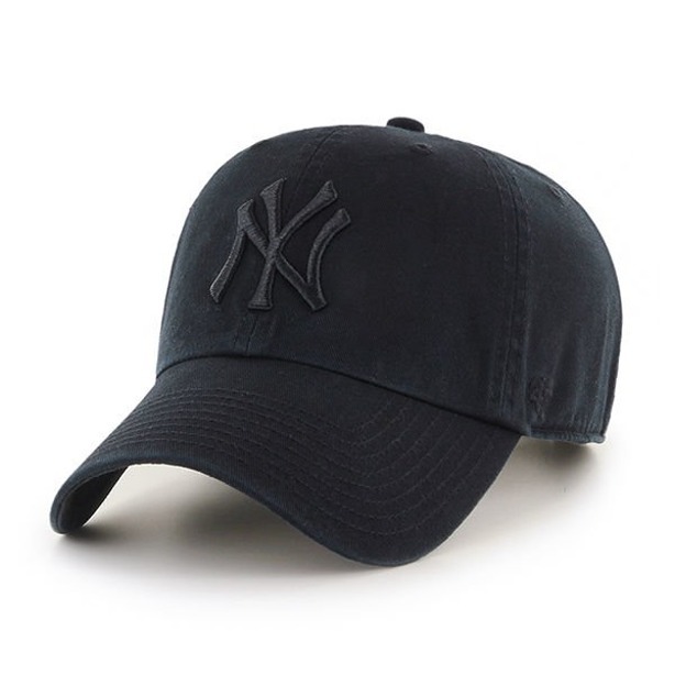 Czapka 47 Brand Clean Up New York Yankees Black-Black