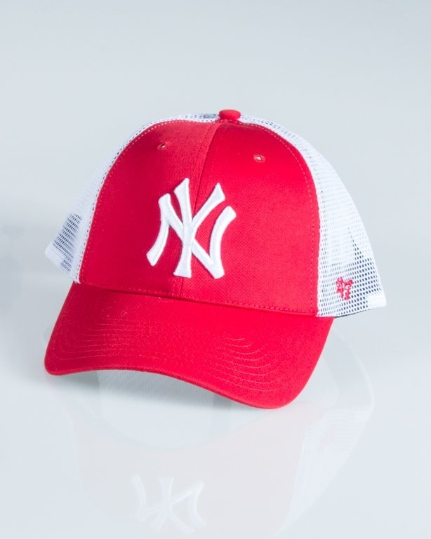 Czapka 47 Brand Trucker New York Yankees Red-White