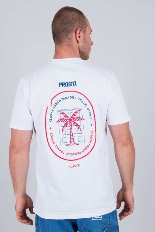 Prosto Koszulka T-shirt Travel White