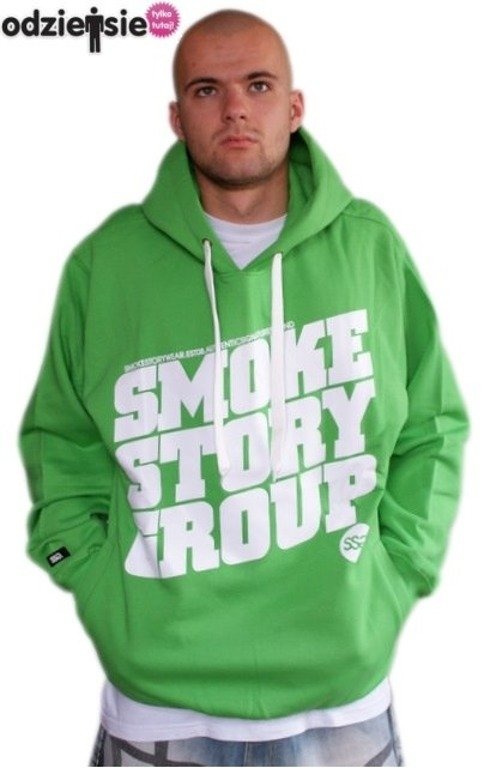 SMOKE STORY BLUZA SM GROUP GREEN