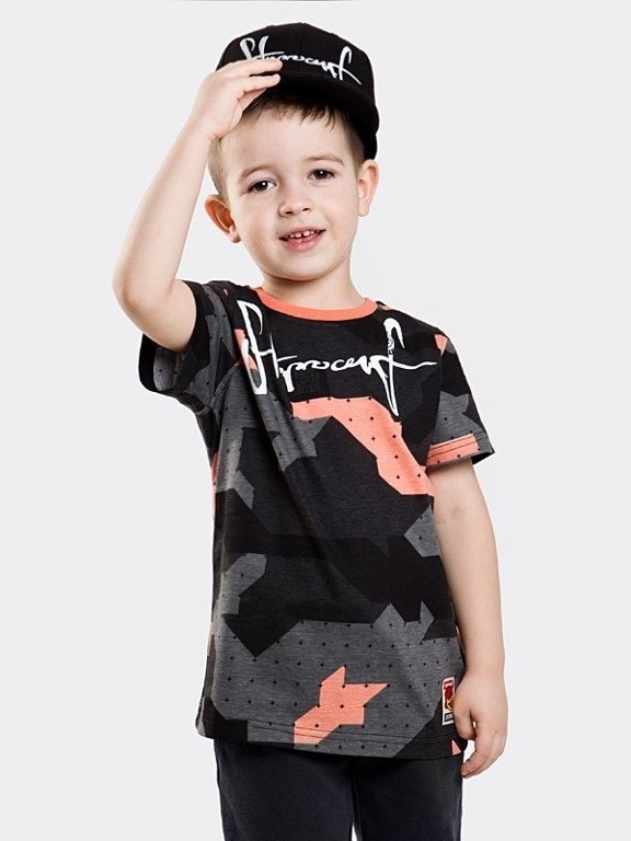 STOPROCENT T-SHIRT KID TAG18 CAMO CORAL