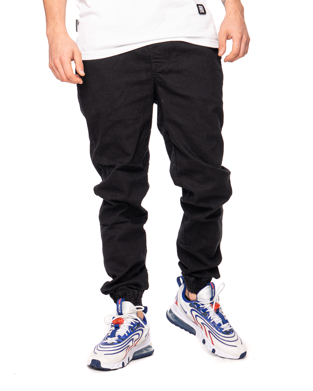 Spodnie Jeans Jogger Patriotic Futura Mini Czarne
