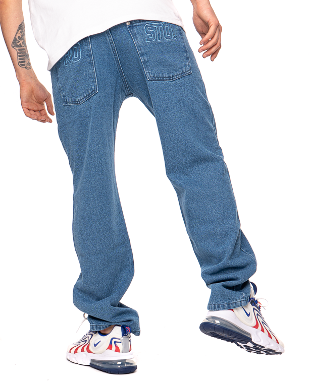 Spodnie Jeans Prosto Flavour VI Niebieskie