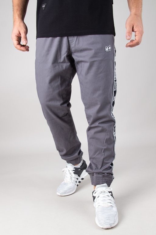 Spodnie Lucky Dice Jogger Logo Tape Grey